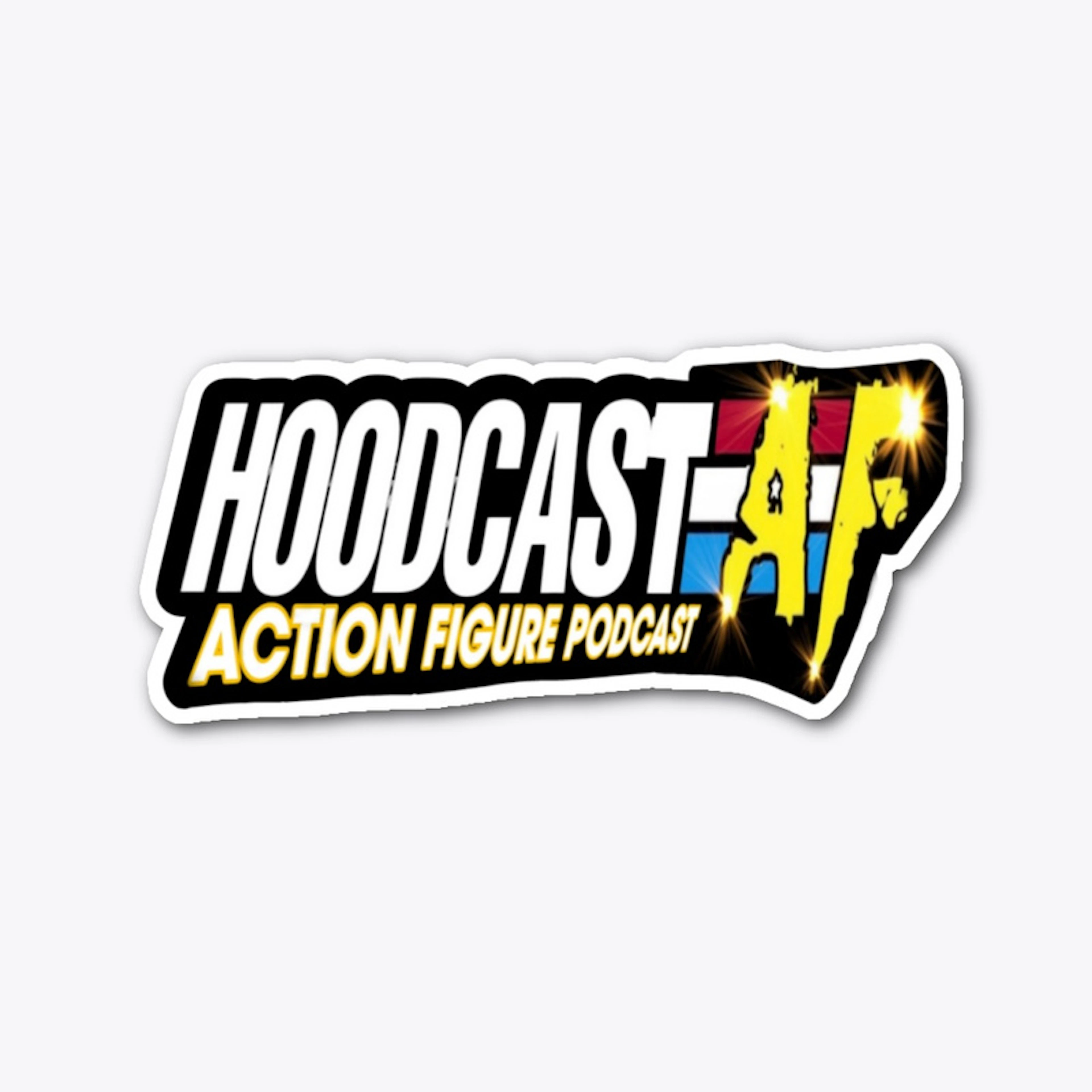 HoodCast AF Sticker